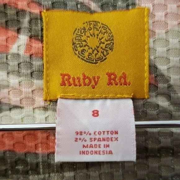 Ruby Rd. | Jacket | Size 8 | Pink, Green, Taupe - Picture 5 of 7